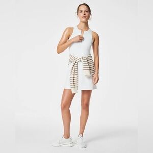 Spanx SPANXshape Get Moving Zip Front Dress Vivid White 2X NWOT